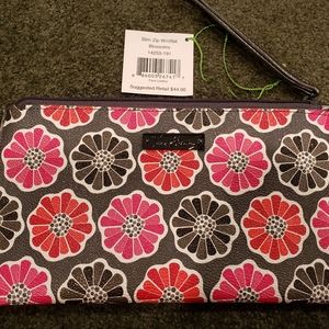 Vera Bradley Slim Zip Wallet- NWT